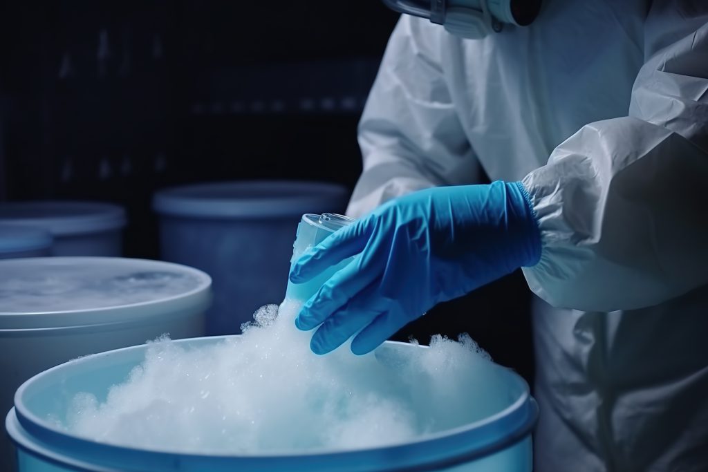 Cryoconservation — laboratoire — illustration Axintra