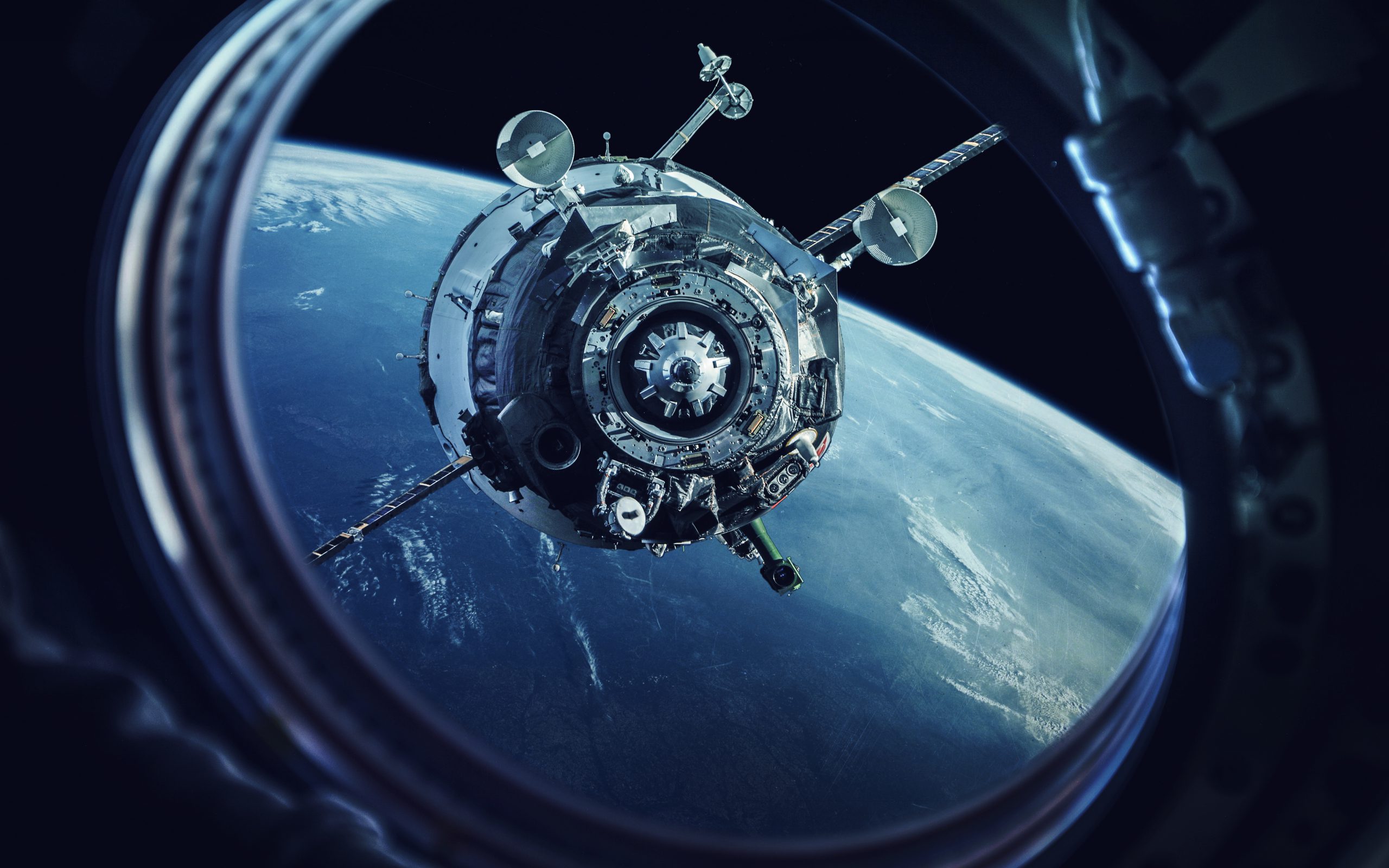 Vue spatiale — aéronautique — illustration Axintra