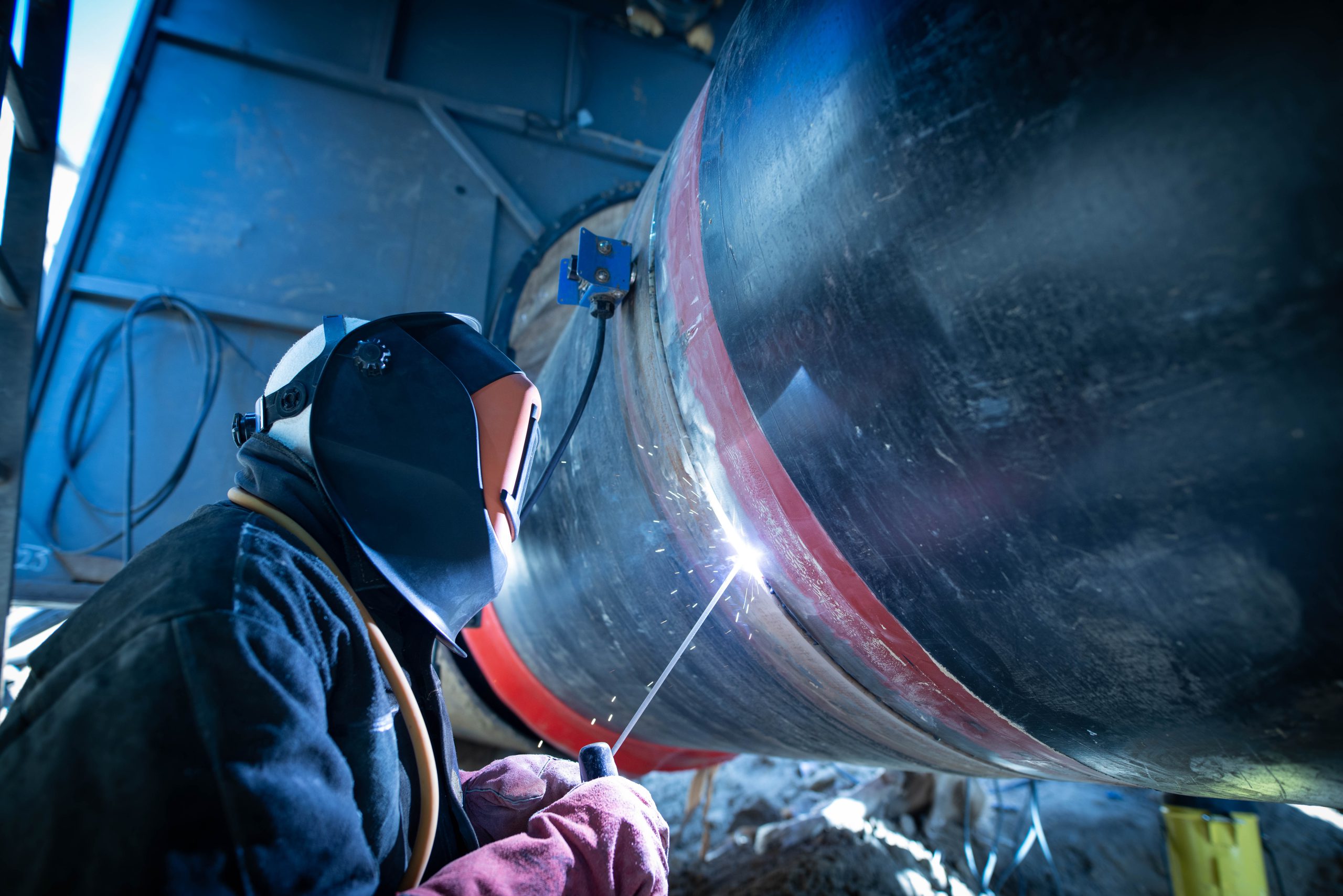 Soudure de pipeline — illustration Axintra